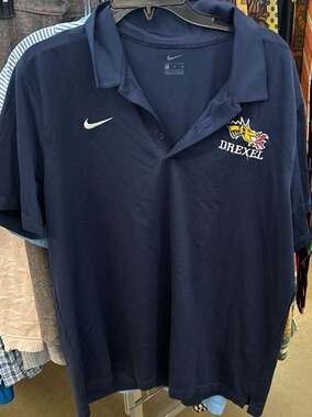 Nike Dri-FIT Drexel University Dragons Athletics Polo Shirt - Navy Blue
